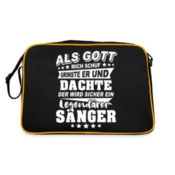 Singer - Retro Bag - black/gold - Back