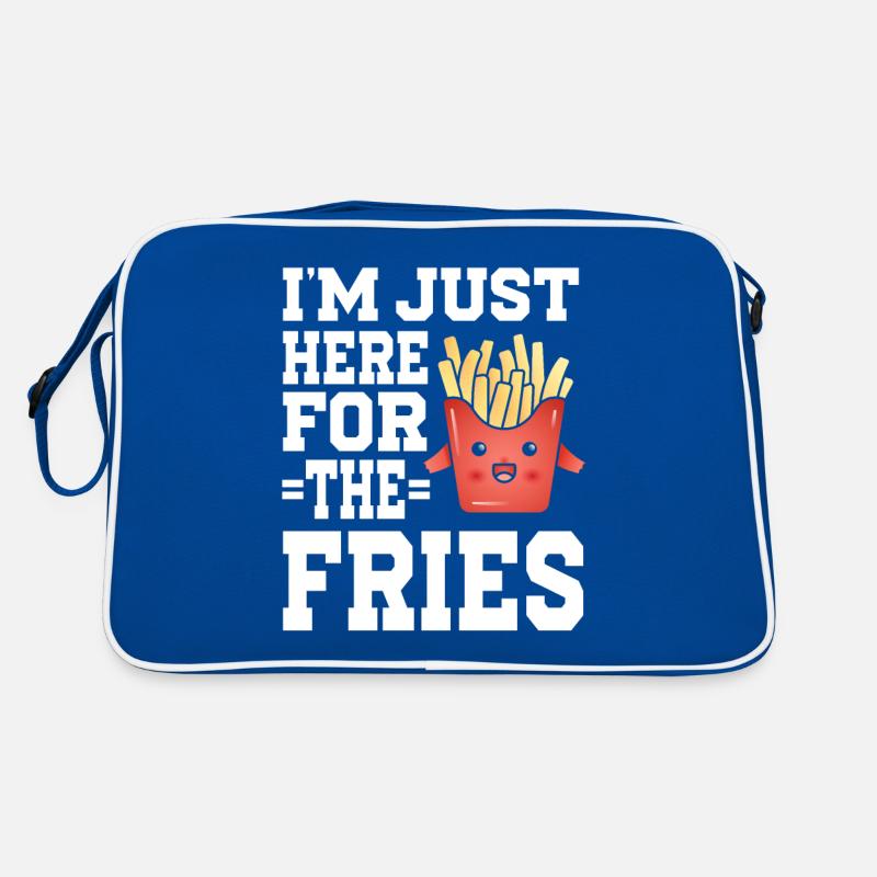 Frites Nourriture Jeu de mots Pomme de terre Sac Retro