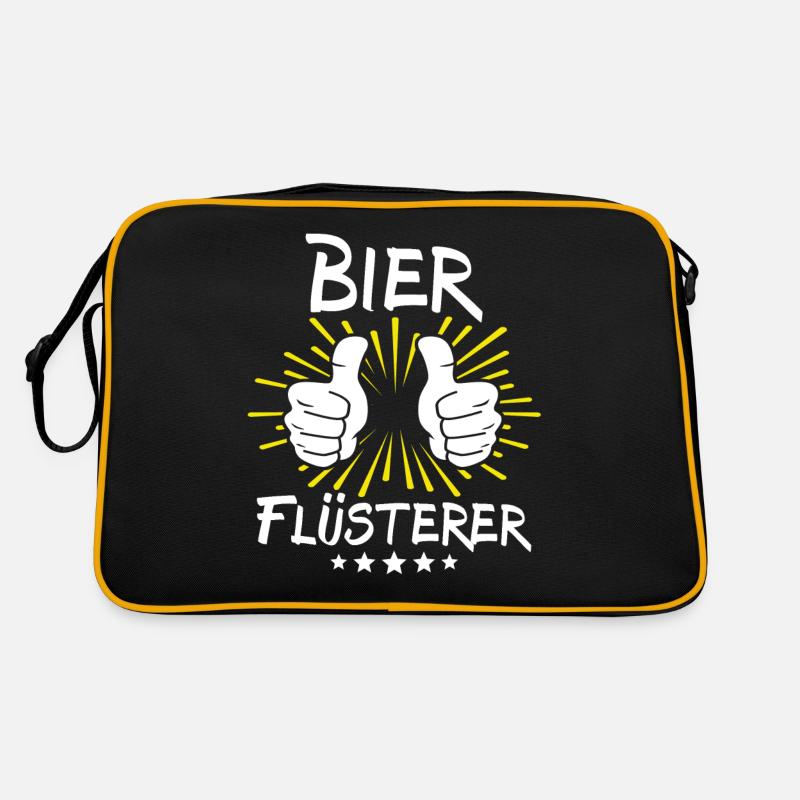 Bier Spruch Retro Tasche