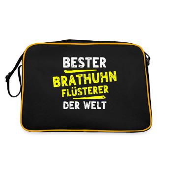 Roast chicken gift - Retro Bag - black/gold - Back