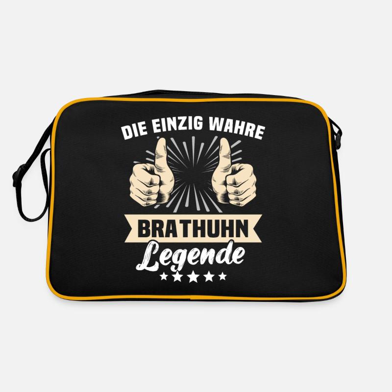 Dicton sur le poulet rôti Sac Retro