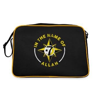 Musulman - Sac Retro - noir/or - Dos