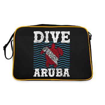 Aruba - Sac Retro - noir/or - Dos