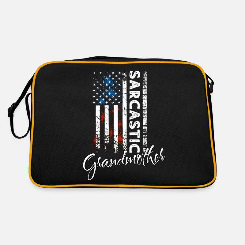 Sarcastic grandmother Retro Bag