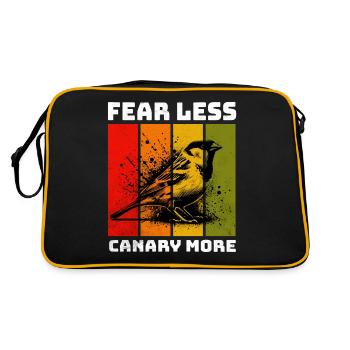Canary Kanarienvogel - Retro Bag - black/gold - Back