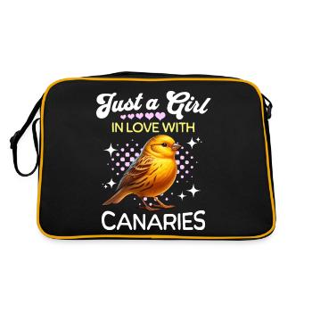 Canary Girl Canary - Retro Bag - black/gold - Back