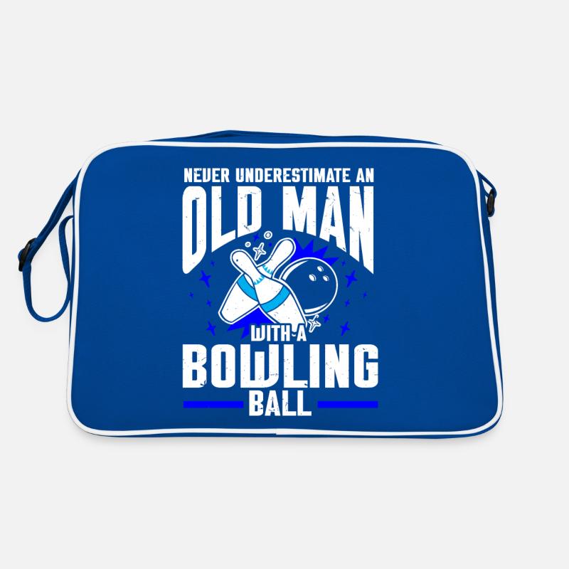 Bowling Ball Bowler Retro Bag