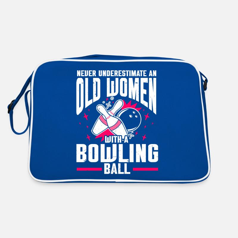 Bowling Ball Bowler Retro Bag