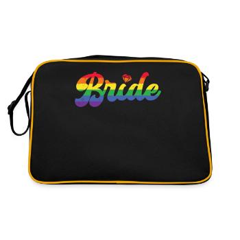 Spinster - Retro Bag - black/gold - Back