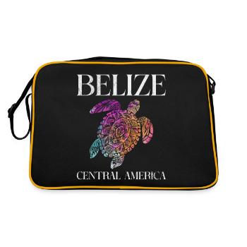 Belize - Sac Retro - noir/or - Dos