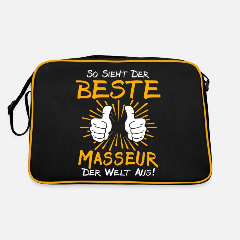 Masseur Gift Idea Retro Bag