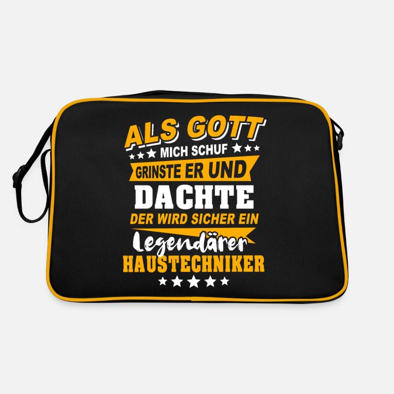 Building Technician Sayings Retro Bag
