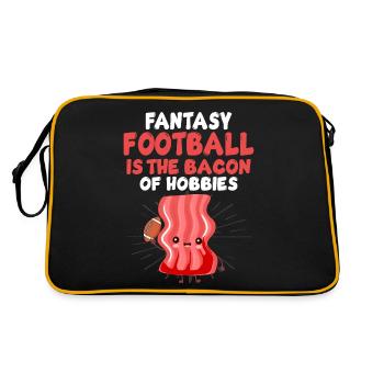 Drôle Fantasy Football Draft Kickers Commissaire - Sac Retro - noir/or - Dos