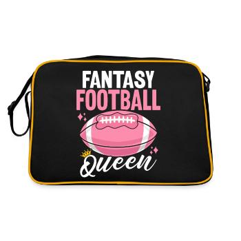 Fantasy Football Queen FFL Girls Commish Draft - Retro Bag - black/gold - Back