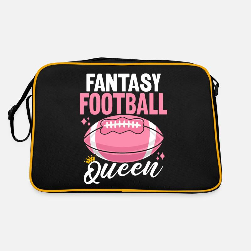 Fantasy Football Queen FFL Filles Commish Draft Sac Retro