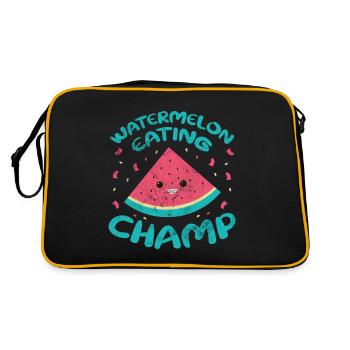 Watermelon - Retro Bag - black/gold - Back