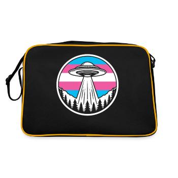 OVNI extraterrestre Galaxie extraterrestre Geschnek - Sac Retro - noir/or - Dos