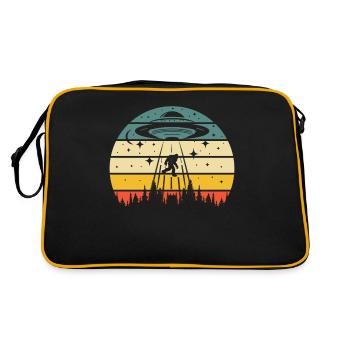 OVNI extraterrestre Galaxie extraterrestre Geschnek - Sac Retro - noir/or - Dos