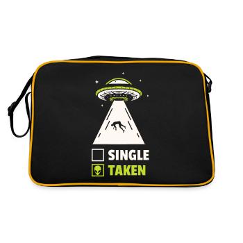 OVNI extraterrestre Galaxie extraterrestre Geschnek - Sac Retro - noir/or - Dos