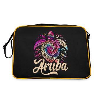 Aruba - Sac Retro - noir/or - Dos