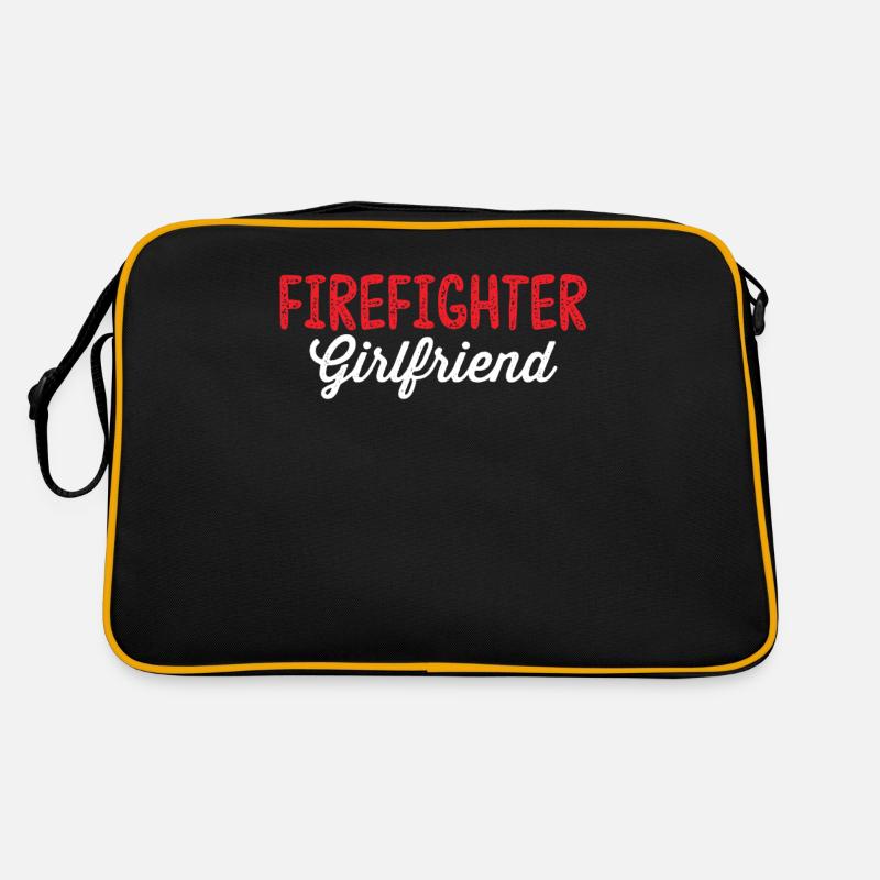Pompier Petite amie Intervention d’urgence Drôle Sac Retro