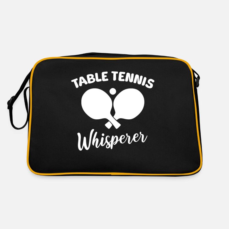 Table Tennis Flüsterer Retro Tasche