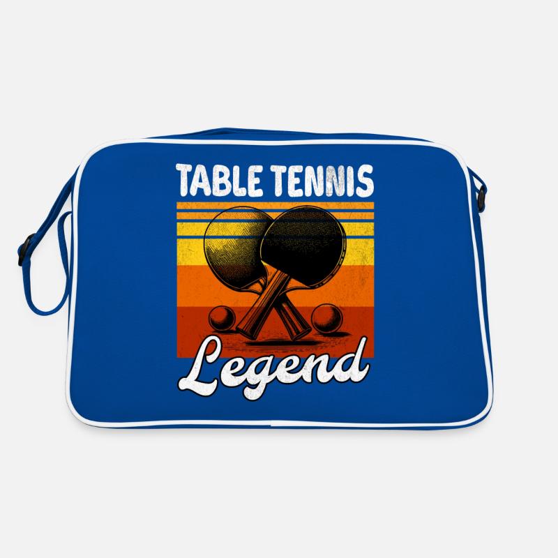 Légende du tennis de table Hommes Sac Retro