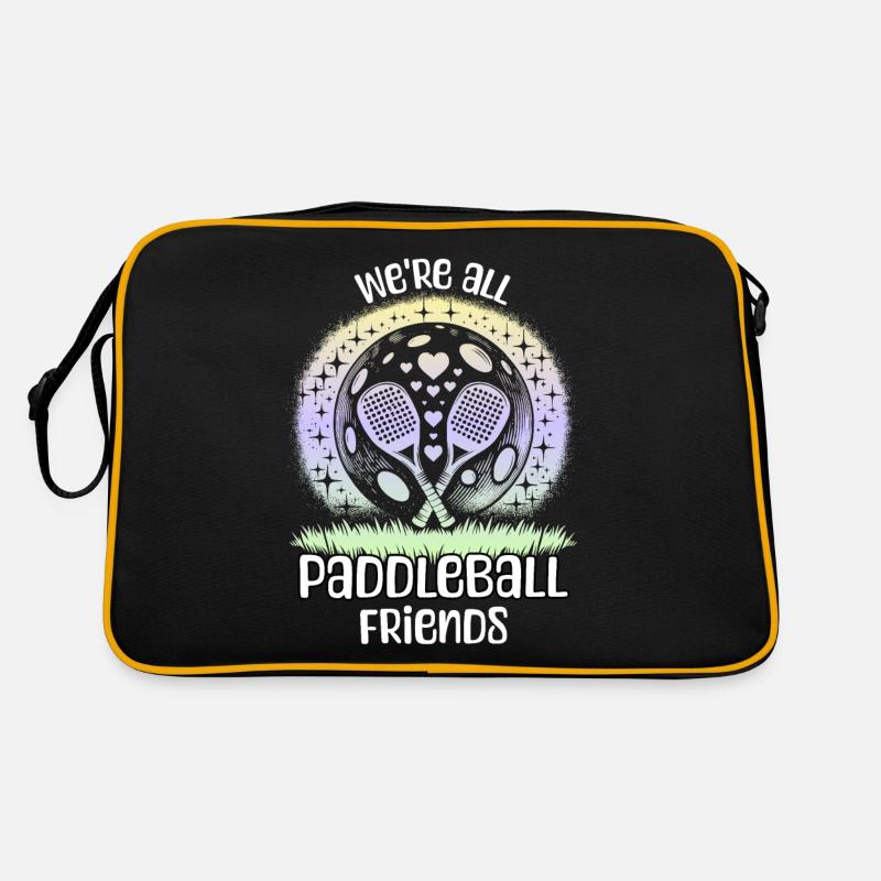 Paddleball Sprüche Retro Tasche