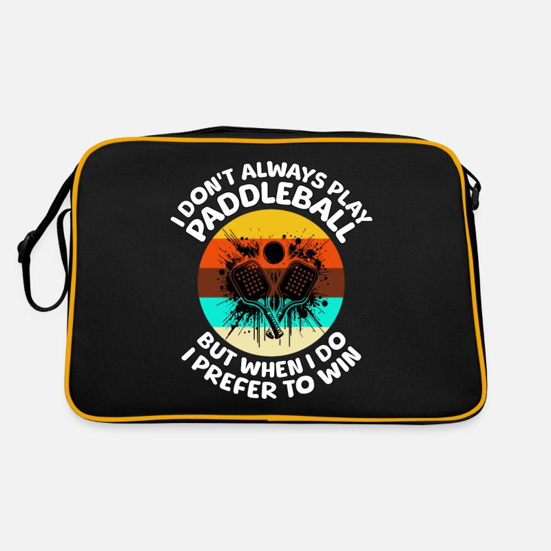Paddleball Sprüche Retro Tasche