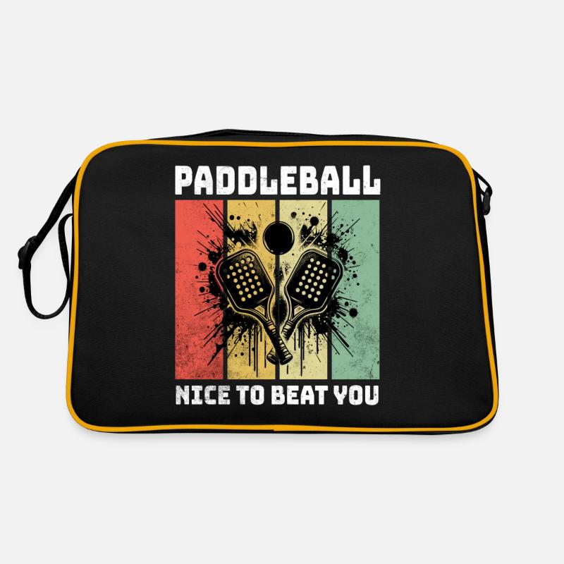 Paddleball Sprüche Retro Tasche