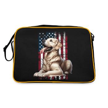 Labrador US Labrador - Retro Bag - black/gold - Back