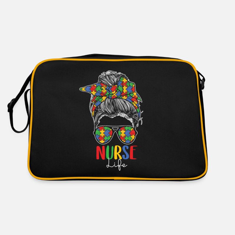 Journée de sensibilisation à l’autisme Cadeau autiste Sac Retro