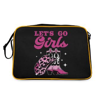 Spinster - Retro Bag - black/gold - Back