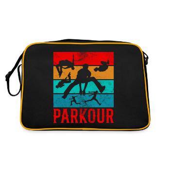 Backflip - Retro Bag - black/gold - Back