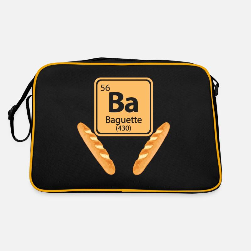 Baguette Element Drôle Tableau périodique Sac Retro
