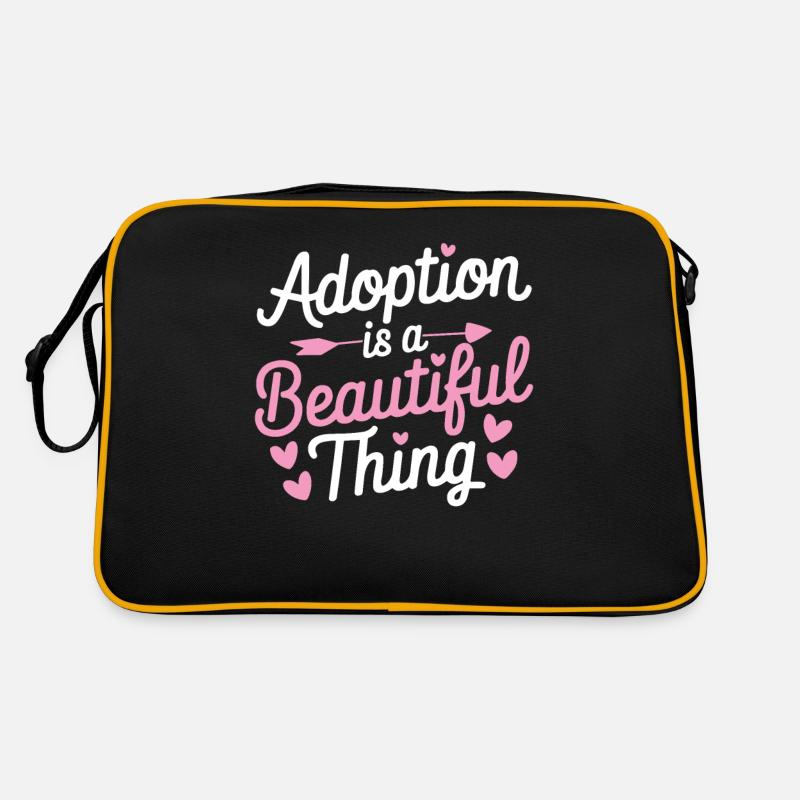 Adoption Is A Beautiful Thing Family Bonding Retro Bag