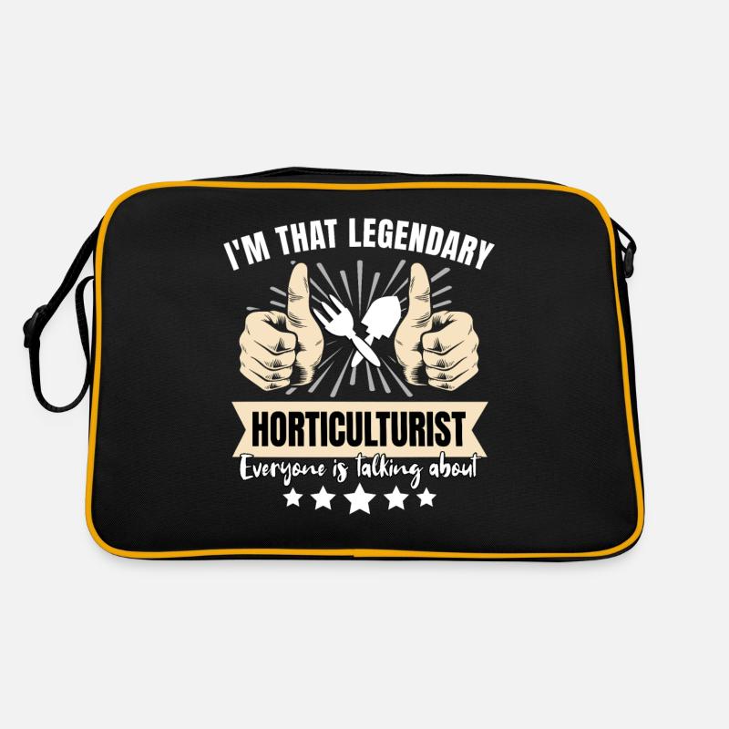 Legendärer Gartenbauer Retro Tasche
