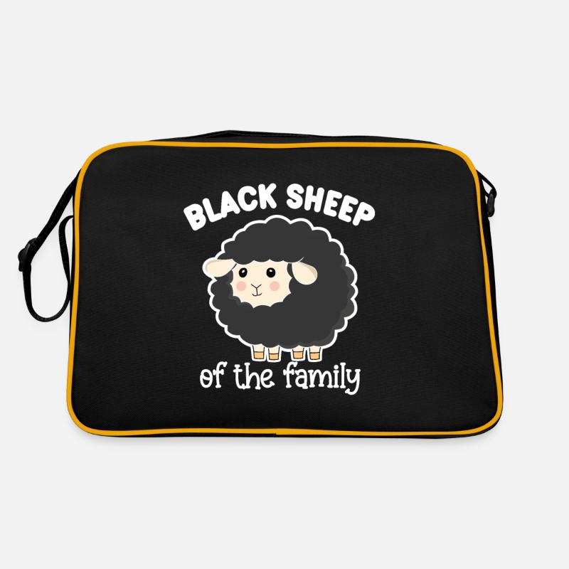 Mouton noir de la famille Sac Retro
