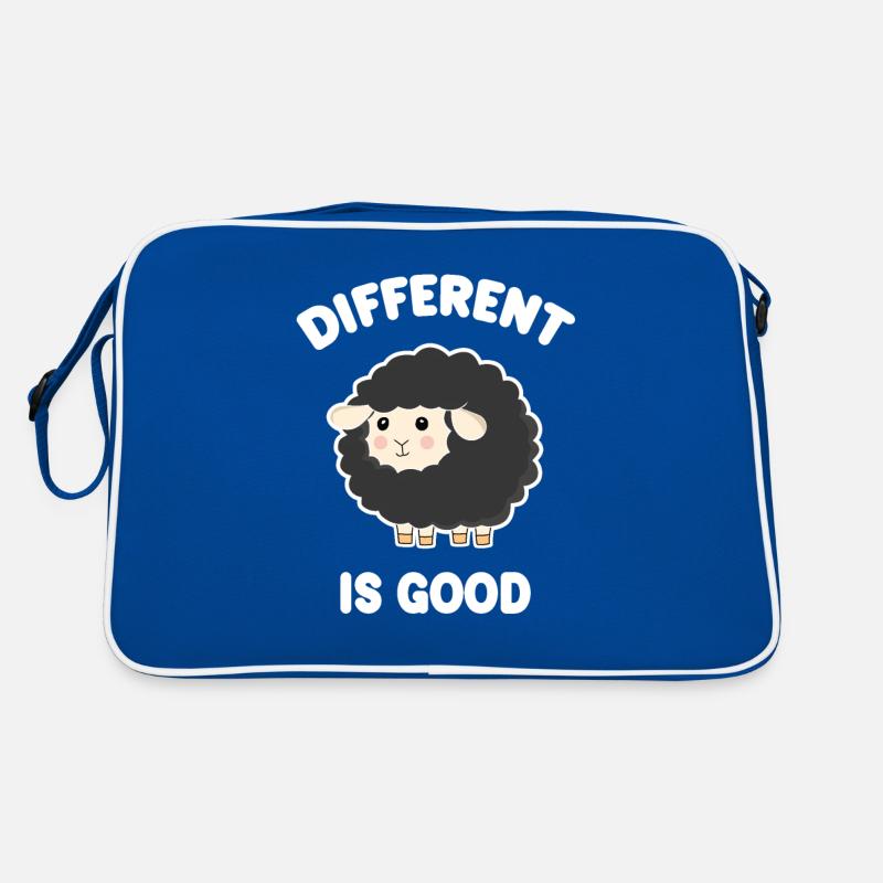 Different is Good Black Sheep Retro Bag