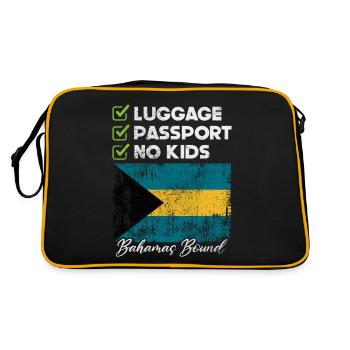 Bahamas - Sac Retro - noir/or - Dos