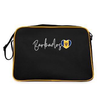 Barbade Caraïbes Bajan Holiday Gift - Sac Retro - noir/or - Dos
