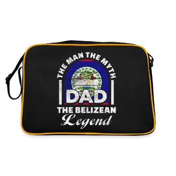 Belize - Sac Retro - noir/or - Dos