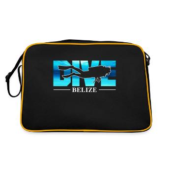 Belize Latino Belizean Belizean Maya Cadeau - Sac Retro - noir/or - Dos