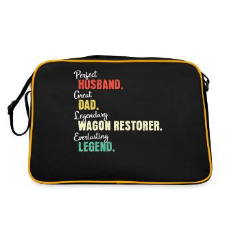 Weighing restorer Papa - Retro Bag - black/gold - Back