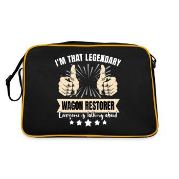 Legendary Weighing Restorer - Retro Bag - black/gold - Back