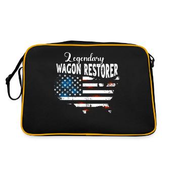 Weighing Restorer US - Retro Bag - black/gold - Back