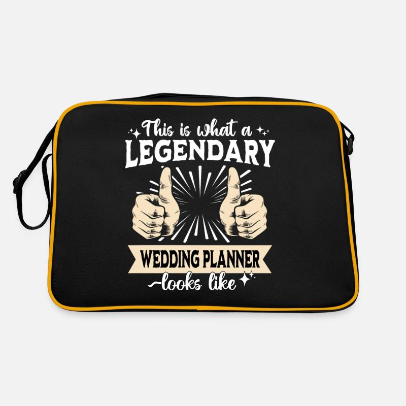 Legendärer Hochzeitsplaner Retro Tasche