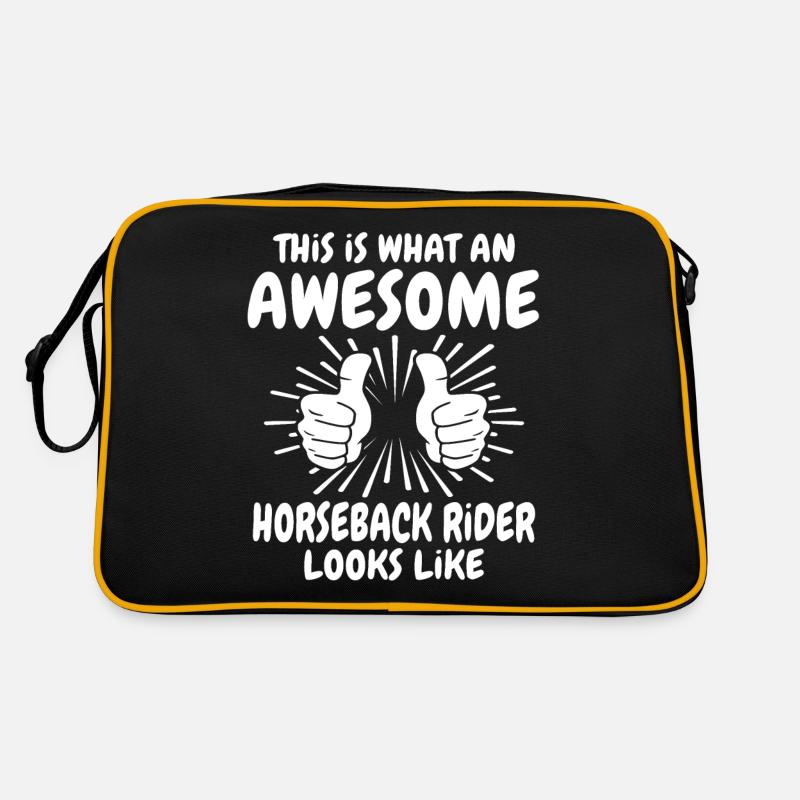 Reiter Reiterin Retro Tasche