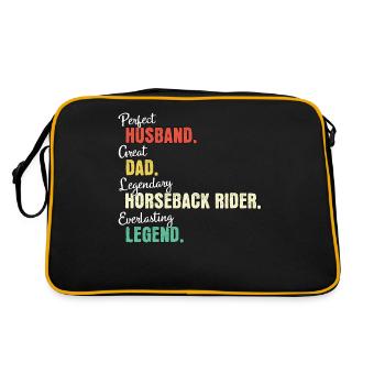 Rider Rider Dad - Retro Bag - black/gold - Back