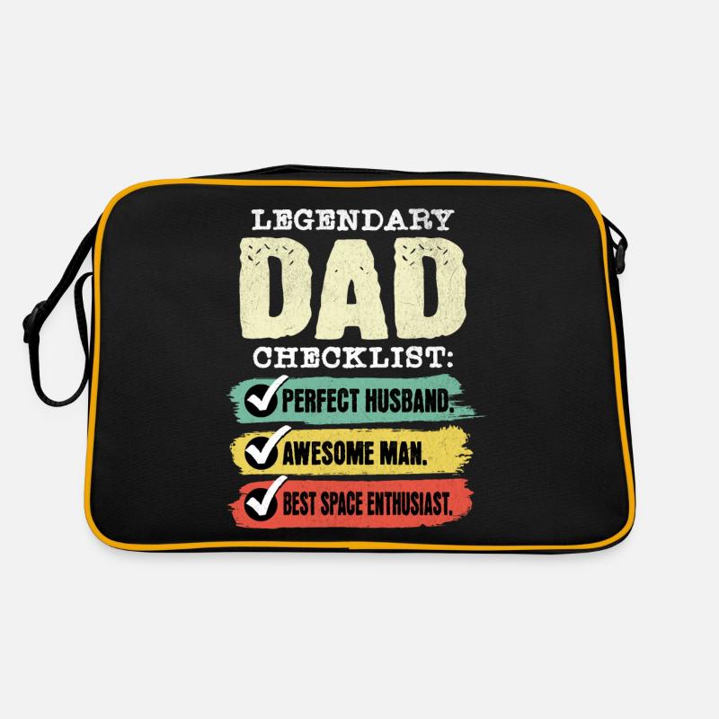 Dad Space Enthusiast Father's Day Retro Bag